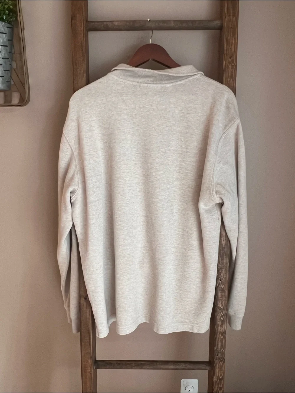 Rodd & Gunn Light Oatmeal Quarter Zip Sweater